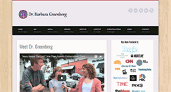 Desktop Screenshot of drbarbaragreenberg.com